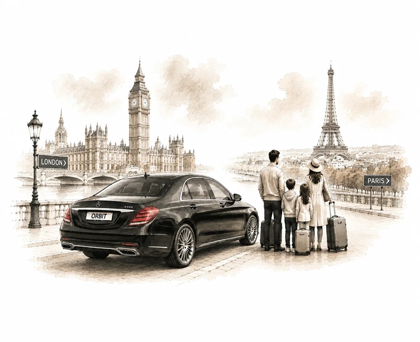 London to Paris Chauffeur